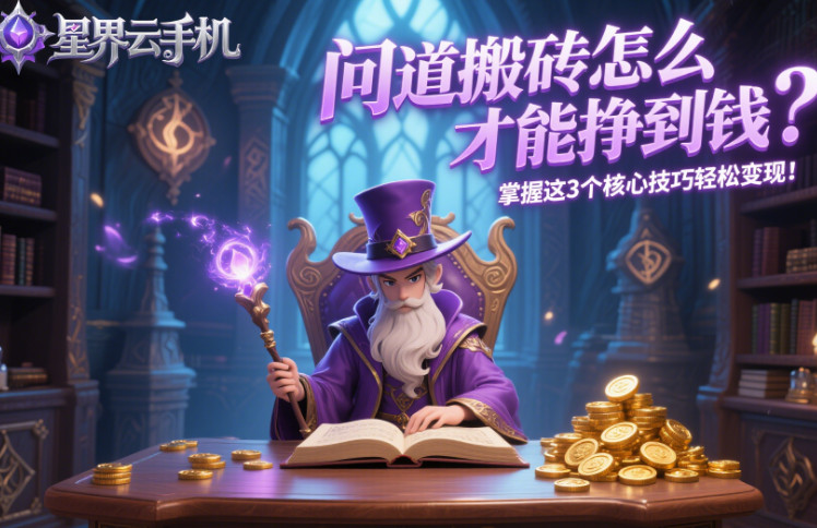 問道搬磚怎么才能掙到錢?掌握這 3 個核心技巧輕松變現! image.png