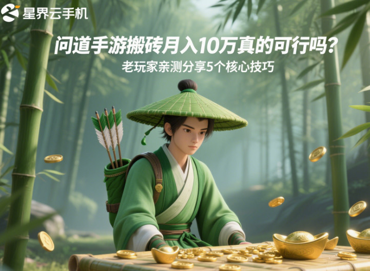 問道手游搬磚月入10萬真的可行嗎?老玩家親測分享5個核心技巧 image.png
