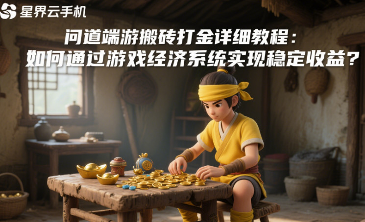 問道端游搬磚打金詳細教程:如何通過游戲經濟系統實現穩定收益? image.png